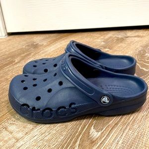Navy blue crocs